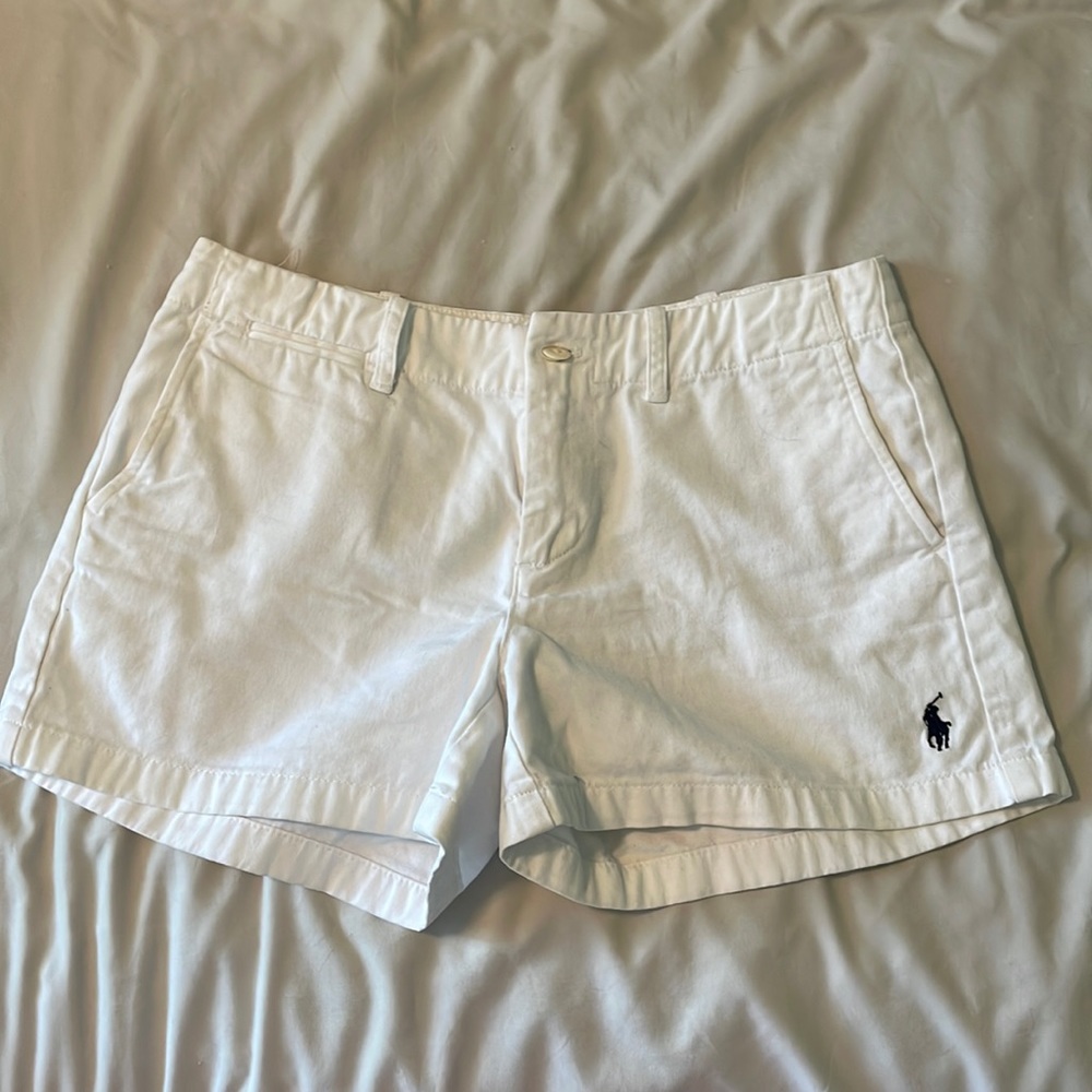 Ralph Lauren, white denim short, 4